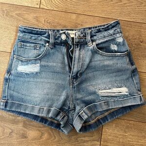Pacsun High-Waisted Mom Short Size 00 (23)